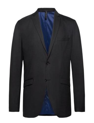 Slhslim-Mylostate Flex Black Blz B Suits & Blazers Blazers Single Brea...