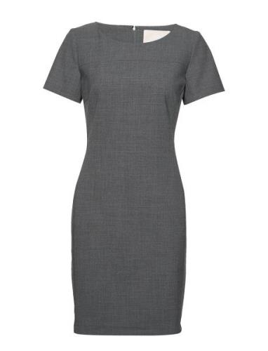 Sydneykb Ss Dress Knælang Kjole Grey Karen By Simonsen