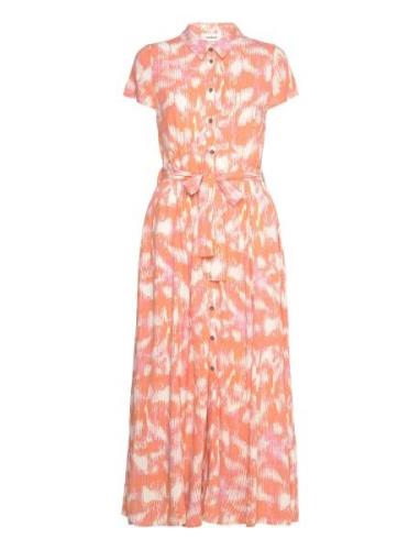 Slarjana Maxi Dress Ss Maxikjole Festkjole Orange Soaked In Luxury