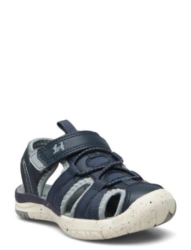 Salo Shoes Summer Shoes Sandals Navy Leaf