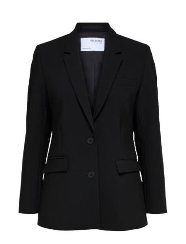 Slfrita Ls Classic Blazer Fd Noos Blazers Single Breasted Blazers Blac...