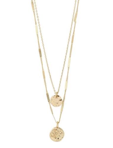 Haven 2-In-1 Coin Necklace Accessories Jewellery Necklaces Dainty Neck...