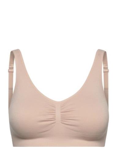 Bra Joy Seamless Top Lingerie Bras & Tops Soft Bras Tank Top Bras Beig...