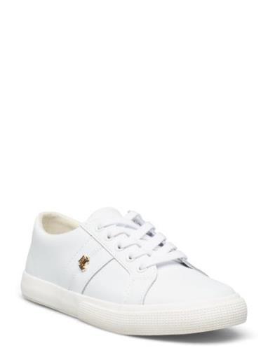 Janson Ii Action Leather Sneaker Low-top Sneakers White Lauren Ralph L...