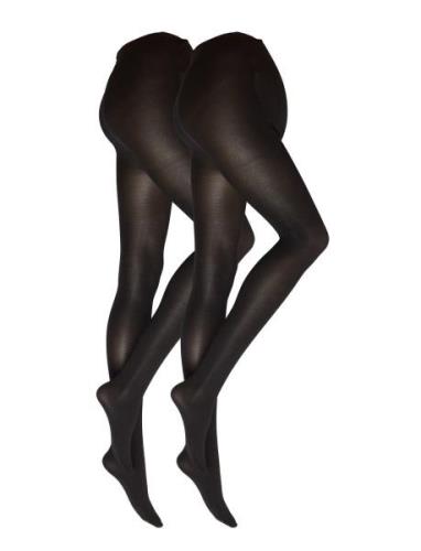 Tights 40 Den 2 Pack Mom Recyc Lingerie Pantyhose & Leggings Black Lin...