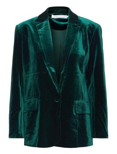 Frdonna Bla 1 Blazers Single Breasted Blazers Green Fransa