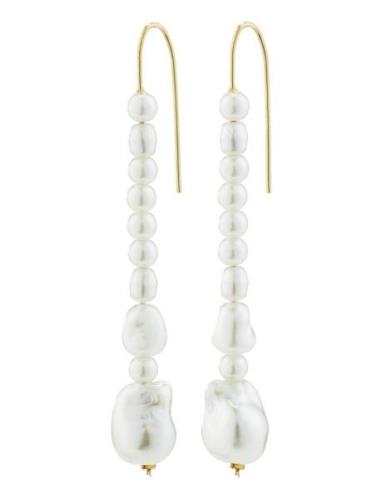 Willpower Pearl Earrings Ørestickere Smykker White Pilgrim