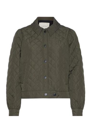 Kadoran Jacket Quiltet Jakke Green Kaffe