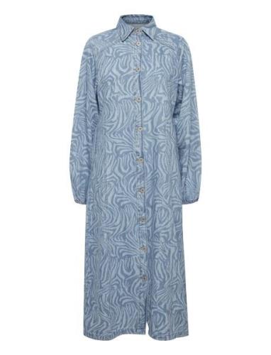 Ihbiane Dr Dresses Shirt Dresses Blue ICHI