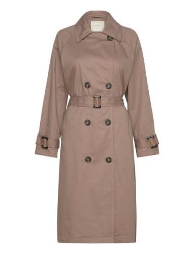 Fqtuksy-Jacket Trenchcoat Frakke Brown FREE/QUENT