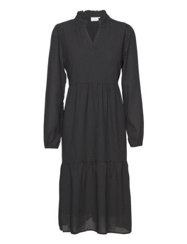 Kadorte Dress Knælang Kjole Black Kaffe