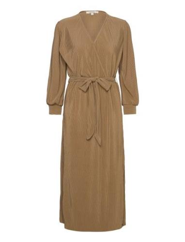 Ladies Dress Knælang Kjole Brown Garcia