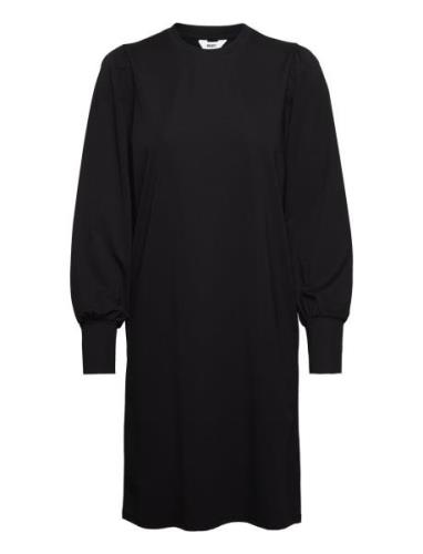 Objcaroline L/S Dress Knælang Kjole Black Object