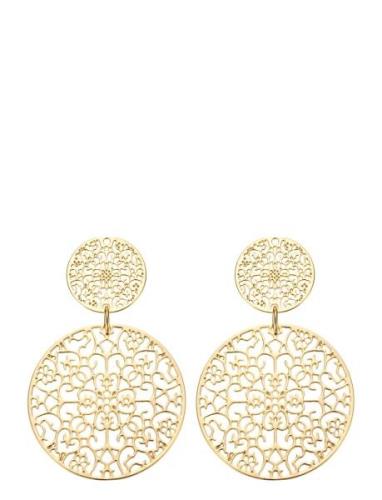 Double Spinn Earring Ørestickere Smykker Gold By Jolima