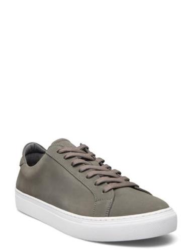 Type - Grey Nubuck Low-top Sneakers Grey Garment Project