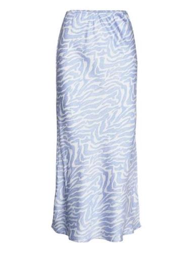 Cc Heart Skyler Mid Length Printed Knælang Nederdel Blue Coster Copenh...