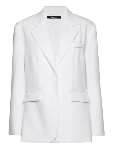 Over D Blazer Blazers Single Breasted Blazers White Gina Tricot