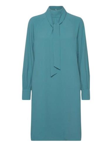 Dress Woven Knælang Kjole Green Gerry Weber