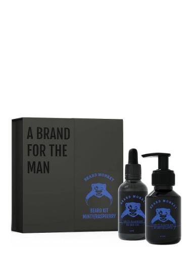 Beard Kit Minty/Raspberry Beauty Men All Sets Nude Beard Monkey