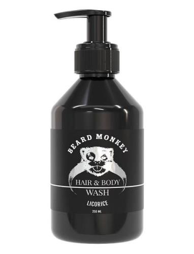 Hair & Body Wash Licorice Shower Gel Badesæbe Nude Beard Monkey