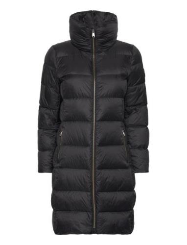 Over -Collar Down Coat Foret Jakke Black Lauren Ralph Lauren