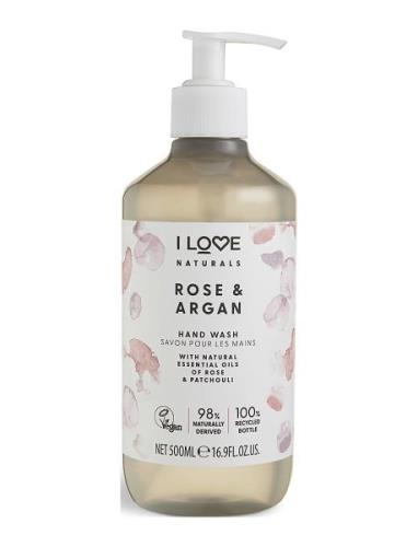 I Love Naturals Hand Wash Rose & Argan 500Ml Håndsæbe Nude I LOVE