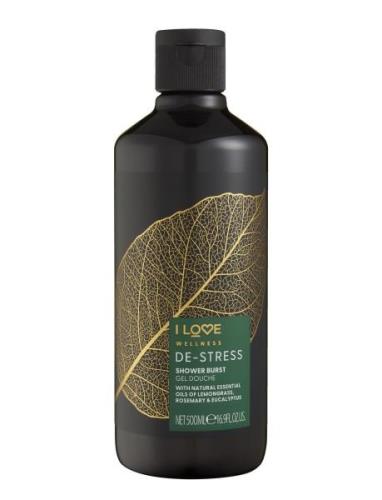 I Love Wellness Shower Burst Destress Ecualyptus & Cedarwood 500Ml Sho...