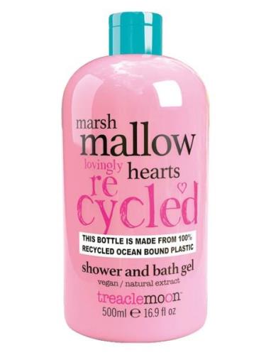 Treaclemoon Marshmallow Hearts Shower Gel 500Ml Shower Gel Badesæbe Nu...