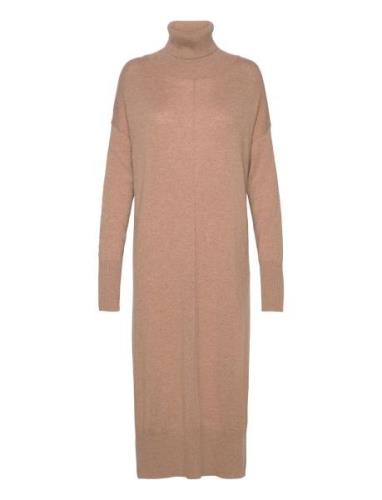 Mirjam Dress Dresses Knitted Dresses Beige Balmuir