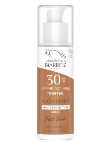 Laboratoires De Biarritz, Alga Maris Tinted Face Sunscreen Spf30 Golde...