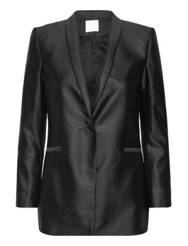 Kaamos Blazer Blazers Single Breasted Blazers Black Hálo