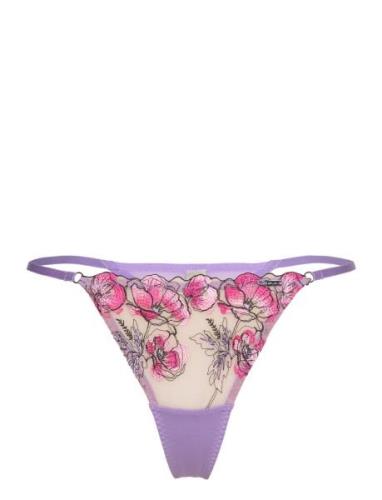 Brief Thong Low Aida G-streng Undertøj Purple Lindex