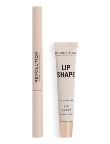 Revolution Lip Shape Kit Coco Brown Lip Liner Makeup Brown Makeup Revo...