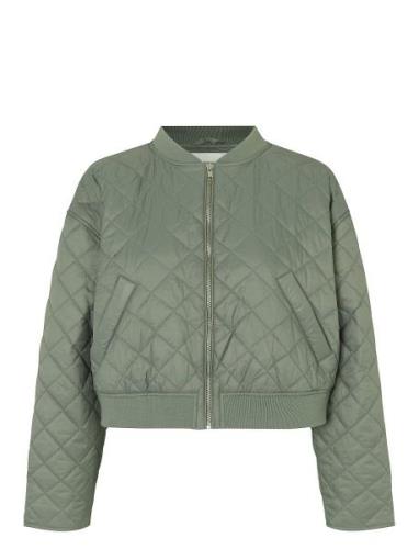 Hankmd Jacket Quiltet Jakke Green Modström