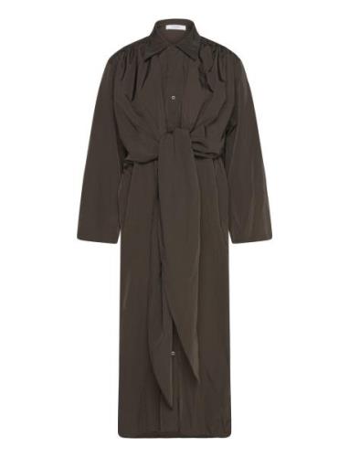 Trecnh Coat Shelter Francoise Trenchcoat Frakke Brown ROSEANNA