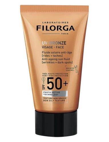 Uv-Bronze Face Spf 50+ 40 Ml Solcreme Sololie Nude Filorga