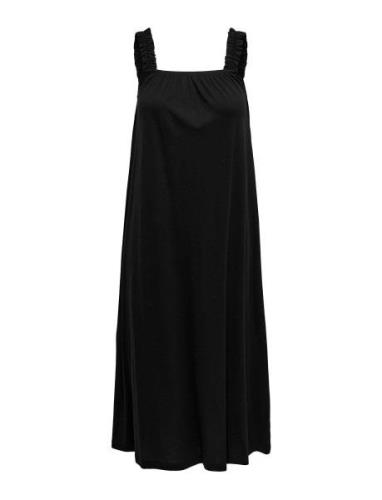 Onlmay S/L Mix Dress Jrs Noos Knælang Kjole Black ONLY