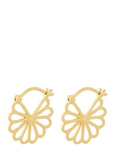 Bellis Earrings Accessories Jewellery Earrings Hoops Gold Pernille Cor...