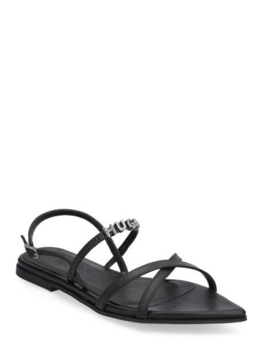 Ellye_Sandal_Nalg Flade Sandaler Black HUGO