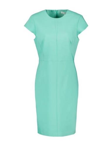 Dress Woven Knælang Kjole Green Gerry Weber