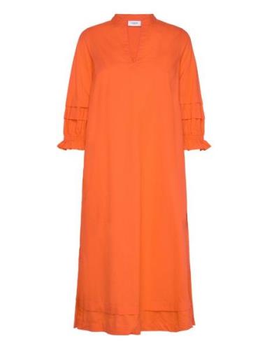 Drewsz Dress Knælang Kjole Orange Saint Tropez