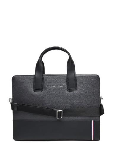 Th Central Slim Computer Bag Computertaske Taske Grey Tommy Hilfiger