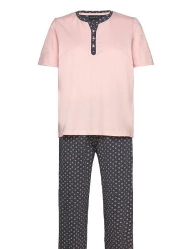 Nightsuit Pyjamas Nattøj Pink Brandtex