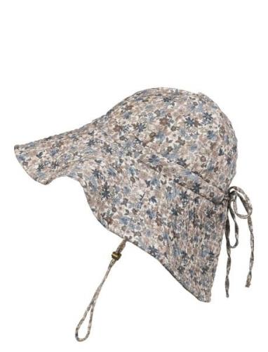 Sun Hat - Blue Garden Light 1-2Y Solhat Multi/patterned Elodie Details