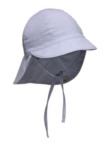 Summerhat Striped Solhat Blue Huttelihut