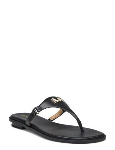 Jillian Thong Flade Sandaler Black Michael Kors