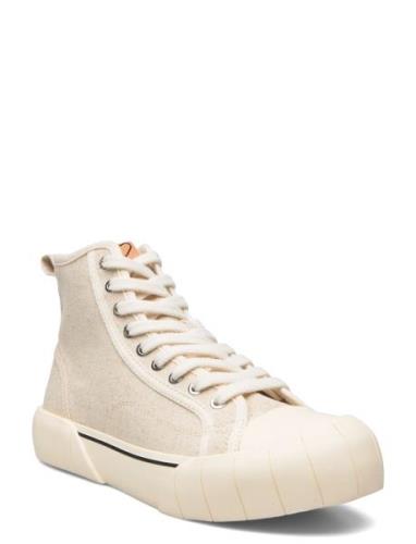 Bagel High-top Sneakers Cream Good News