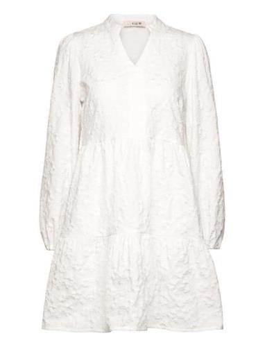 Ida Dress Kort Kjole White A-View