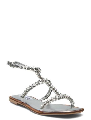 St Lucia Sandal Flade Sandaler Silver Steve Madden