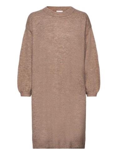 Trixiesz Dress Knælang Kjole Beige Saint Tropez